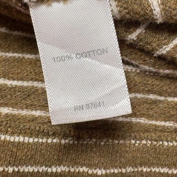 J. JILL 100% Cotton Long Line Tunic / Pullover / Sweater Top Side Slits Sz XL - Picture 8 of 9